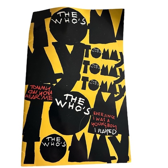 The Who’s TOMMY Large Broadway Theater Program Original Cast 1993 Townshend - Picture 9 of 9